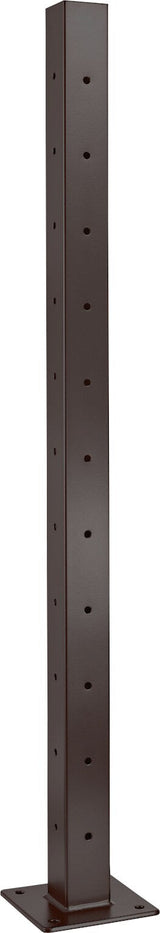 CityPost Deck Corner Post 2-in x 0.08-in x 3-1/2-ft Bronze Deck Corner Post