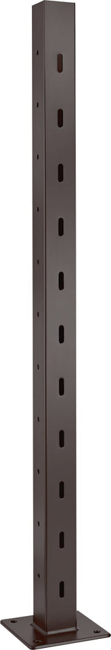 CityPost Deck to Stair Corner Post 2-in x 0.08-in x 3-ft Bronze Deck Corner Post