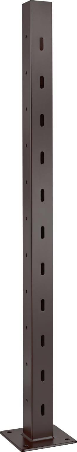 CityPost Deck to Stair Corner Post 2-in x 0.08-in x 3-ft Bronze Deck Corner Post