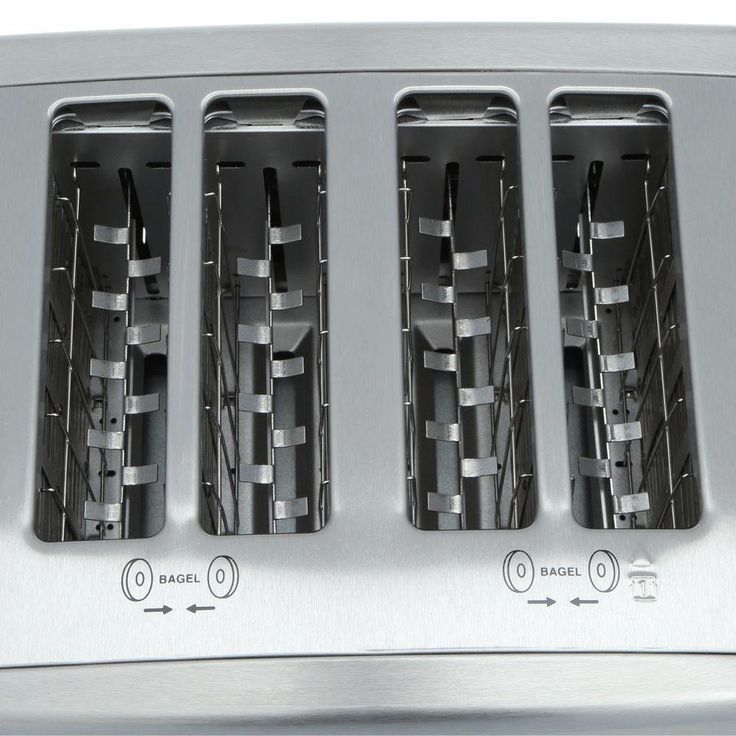 Touch to Toast 4-Slice Stainless Steel Wide Slot Leverless Toaster