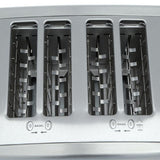 Touch to Toast 4-Slice Stainless Steel Wide Slot Leverless Toaster