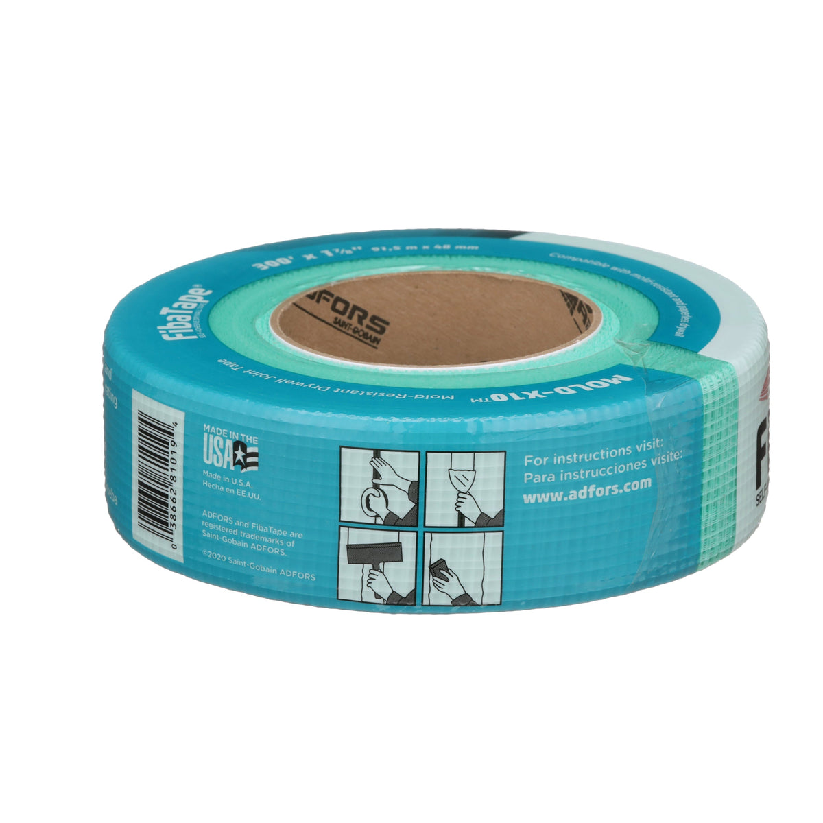 Saint-Gobain ADFORS FibaTape Mold-X10 1.875-in x 300-ft Mesh Construction Self-adhesive Drywall Joint Tape