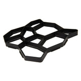 17 in. x 17 in. x 1.5 in. Black Plastic Mold Reusable Concrete Stepping Stone, DIY Paver Pathway Maker - Super Arbor