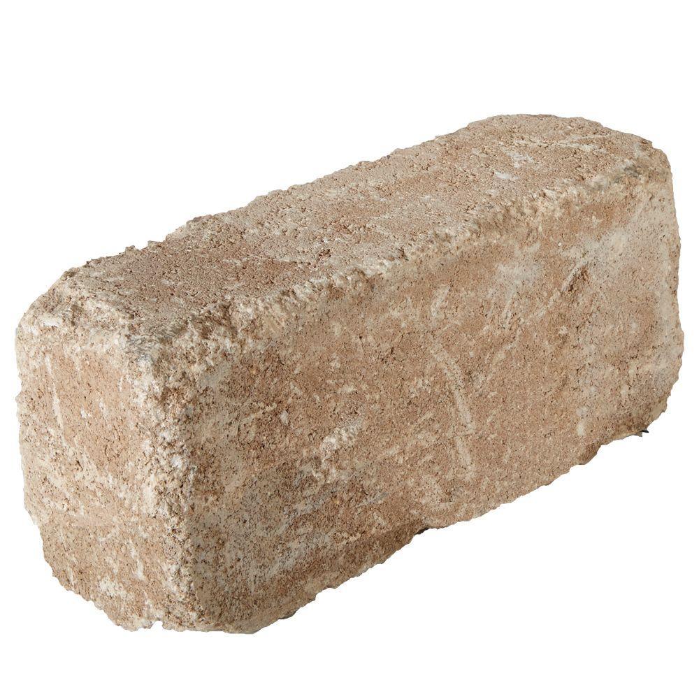 RumbleStone Rec 10.5 in. x 7 in. x 1.75 in. Cafe Concrete Paver - Super Arbor