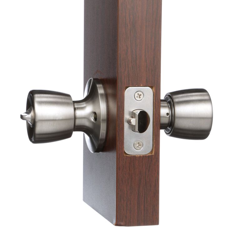 Hyper Tough Keyed Entry Tulip Style Doorknob, Stainless Steel