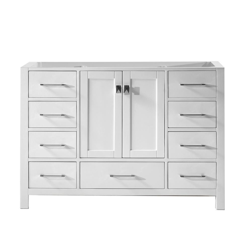 Caroline Avenue 60 in. W Bath Vanity Cabinet Only in Cashmere Gray - Super Arbor