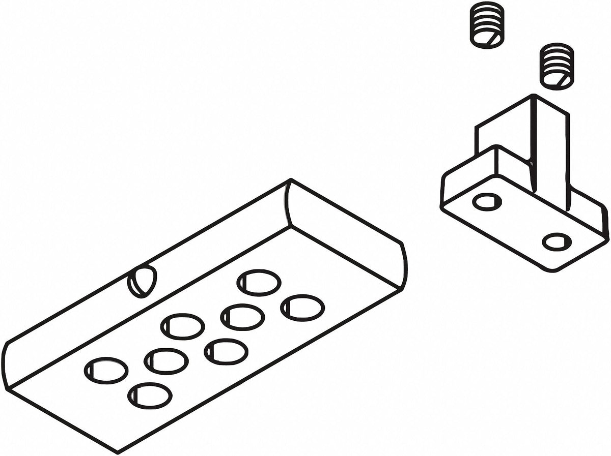 LCN Aluminum Bumper Assembly for Door Closers