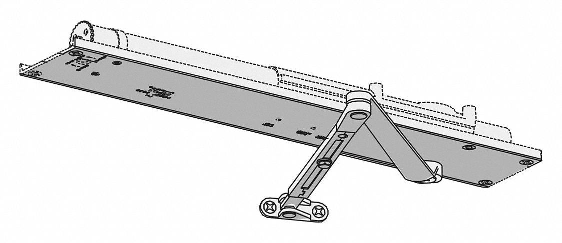 LCN Concealed Mount Heavy Duty Aluminum Door Closer - Grade 1
