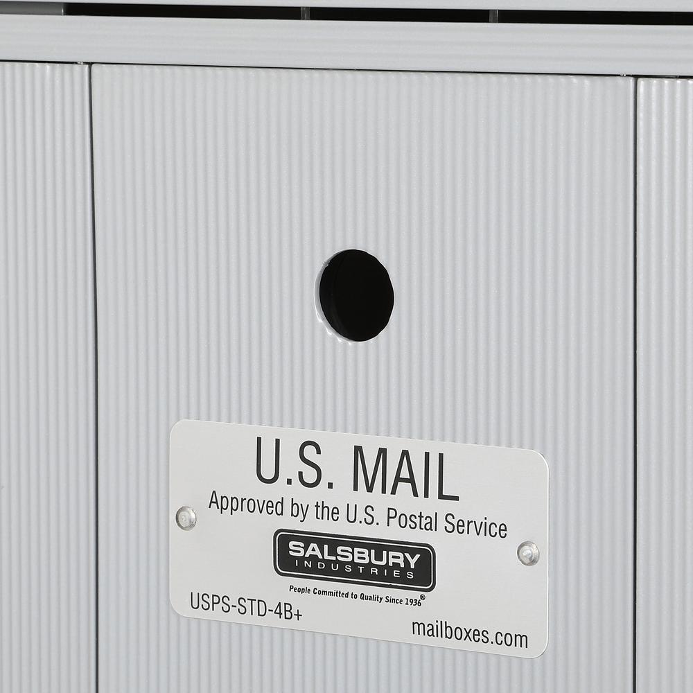 Aluminum Recessed-Mounted USPS Access Vertical Mailbox with 4 Door - Super Arbor