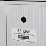 Aluminum Recessed-Mounted USPS Access Vertical Mailbox with 4 Door - Super Arbor