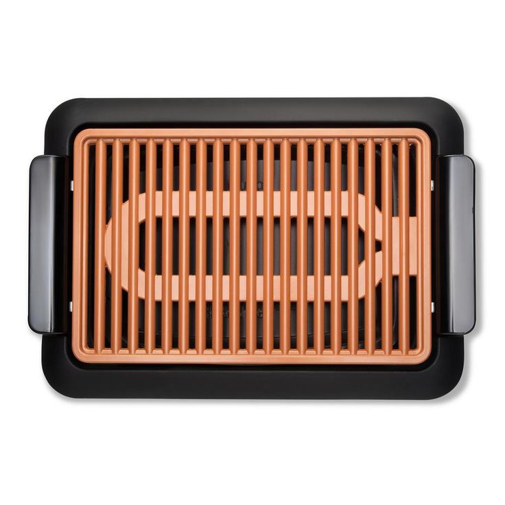 234 sq. in. Black Copper Non-Stick Ti-Ceramic Smoke-less Indoor Grill
