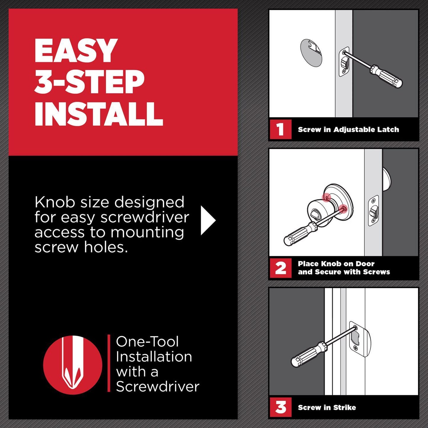 Kwikset Juno Venetian Bronze Passage Lockset, ANSI/BHMA Grade 2, 1-3/4 in Door Thickness