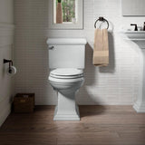Memoirs Classic 2-piece 1.28 GPF Single Flush Elongated Toilet with AquaPiston Flush Technology in Ice Grey - Super Arbor