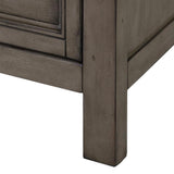 Brantley 19 in. W x 15 in. D x 70 in. H Linen Cabinet in Distressed Grey - Super Arbor