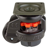 1-5/8 in. Nylon Wheel Top Plate Leveling Caster with Load Rating 110 lbs.