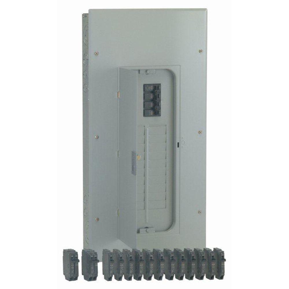 PowerMark Gold 100 Amp 20-Space 20-Circuit Indoor Main Breaker Value Kit Includes Select Circuit Breakers - Super Arbor