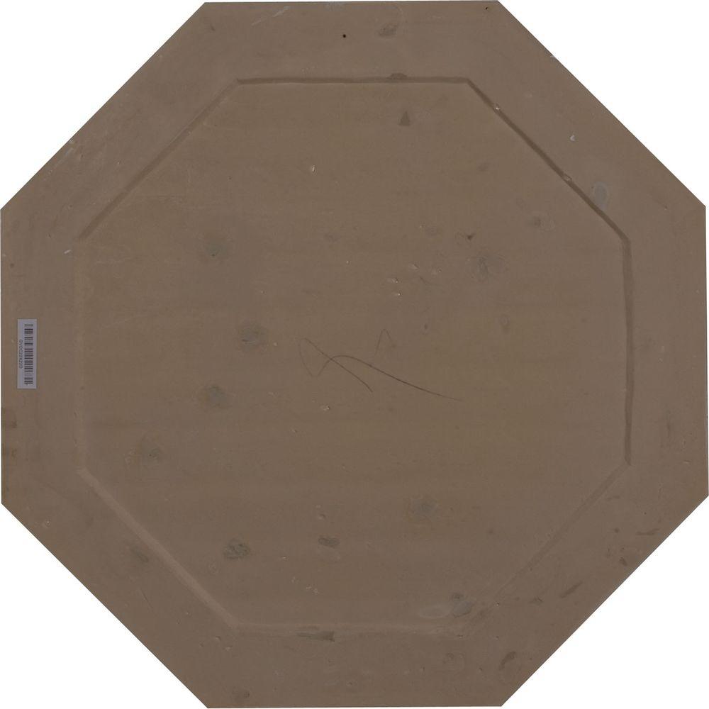 22 in. x 22 in. Octagon Primed Polyurethane Paintable Gable Louver Vent - Super Arbor