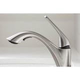 Mistos Single-Handle Pull-Out Laundry Utility Faucet in Vibrant Stainless - Super Arbor