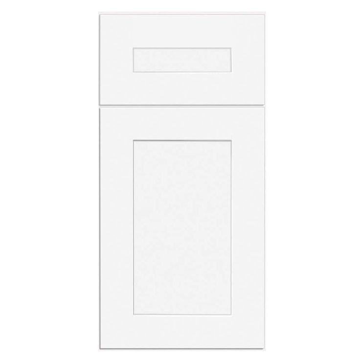 Home Decorators Collection Newport 18 in. W x 24 in. D x 84 in. H Assembled Plywood Pantry Kitchen Cabinet in Pacific White with 4ROT Soft Close LH