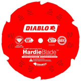 10 in. x 6-Teeth Polycrystalline Diamond (PCD) Tipped James Hardie/Fiber Cement Saw Blade - Super Arbor