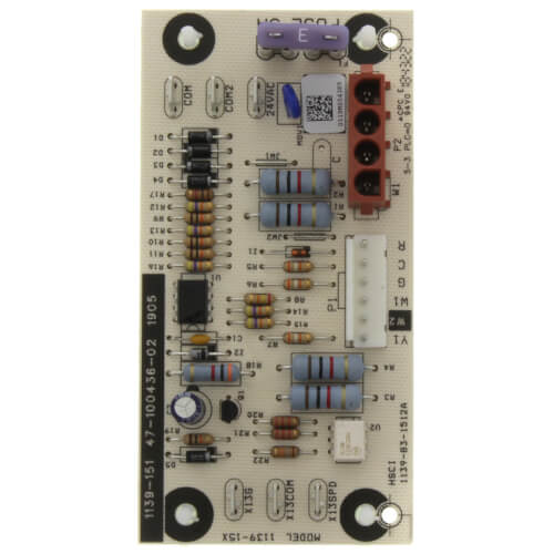 Rheem 47-100436-02 control board - front view (Product Type: Control Board)