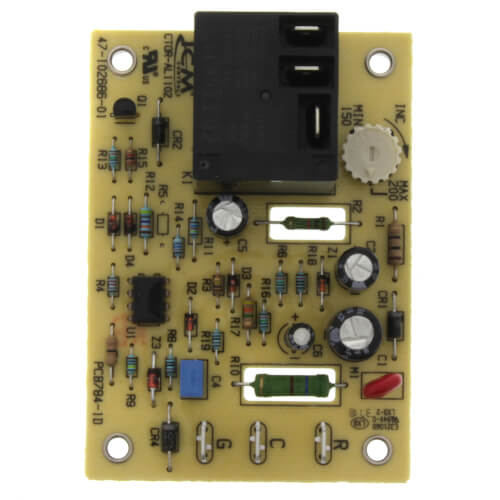 Rheem 47-102686-81 control board - front view (Product Type: Control Board)