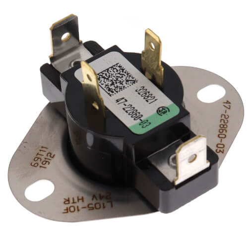 Rheem 47-22860-03 limit switch - side view (Product Type: Limit Switch)