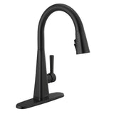 Lenta Touch Single-Handle Pull-Down Sprayer Kitchen Faucet with ShieldSpray Technology in Champagne Bronze - Super Arbor