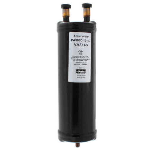 Parker Hannifin 470106 accumulator - front view (Product Type: Accumulator; Type: Suction Accumulator)