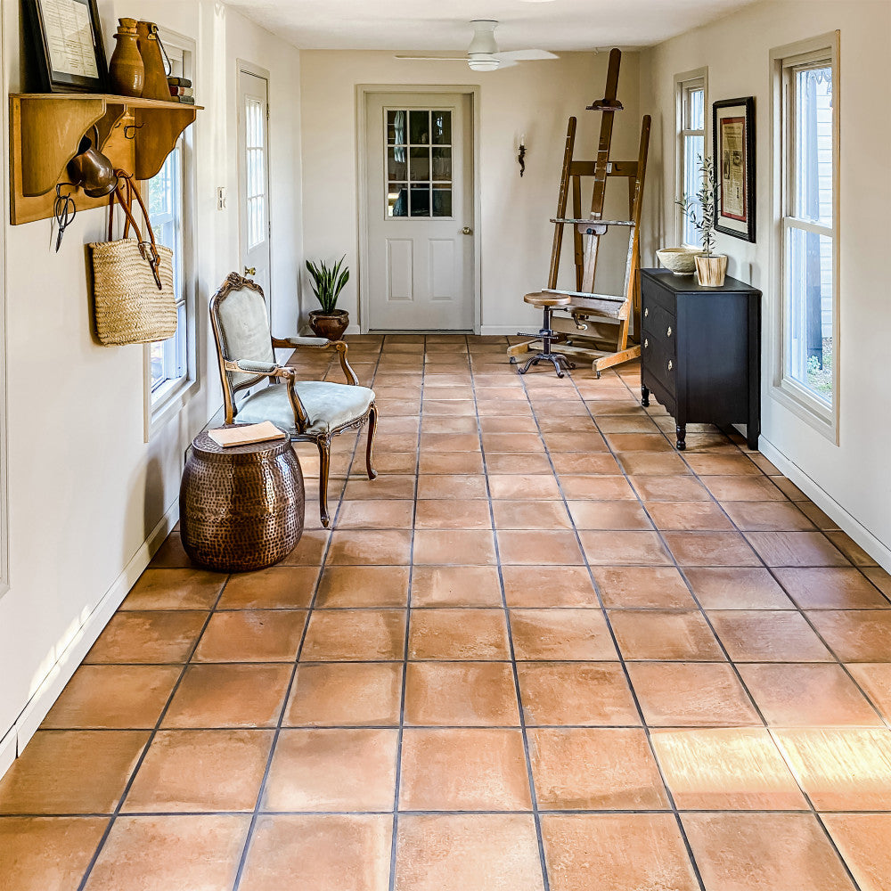 Merola Tile Rustic Cotto 13 in. x 13 in. Porcelain Floor and Wall Tile, Brown (14.4 sq. ft./Case)
