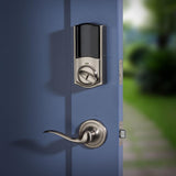 Convert Smart Lock Satin Nickel Conversion Kit featuring Z-Wave Technology - Super Arbor