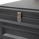 Black Deluxe Package Delivery Box - Super Arbor
