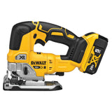20-Volt MAX Lithium-Ion Brushless Cordless Jigsaw Kit with 5 Ah Battery Charger and Kit Box - Super Arbor