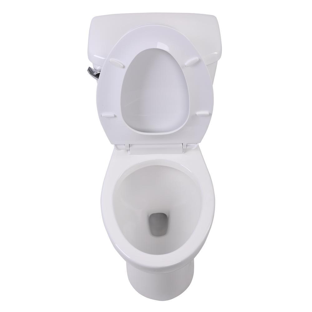 Step-In 59.6 in. Walk-In Non-Whirlpool Bathtub in White with 1.28 GPF Single Flush Toilet - Super Arbor
