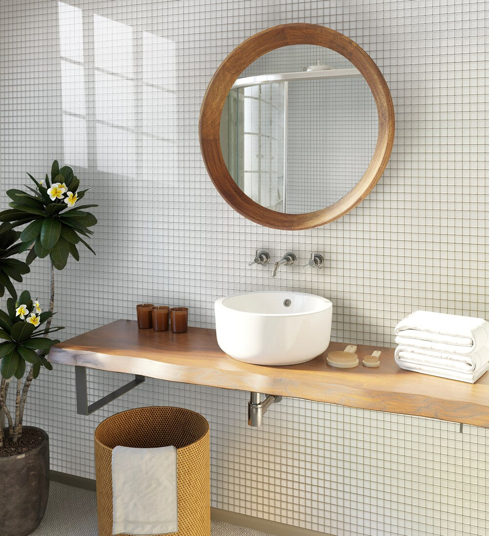 Apollo Tile (Sample) Floor and Wall Tile Abalone Gray 4-in x 4-in Matte Glass Uniform Squares Floor and Wall Tile