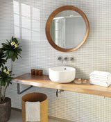 Apollo Tile (Sample) Floor and Wall Tile Abalone Gray 4-in x 4-in Matte Glass Uniform Squares Floor and Wall Tile