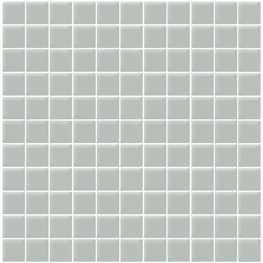Apollo Tile (Sample) Floor and Wall Tile Mink Gray 4-in x 4-in Matte Glass Uniform Squares Mosaic Floor and Wall Tile