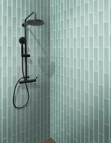 Apollo Tile (Sample) Wall Tile Cadet Blue 3-in x 12-in Matte Glass Brick Subway Wall Tile