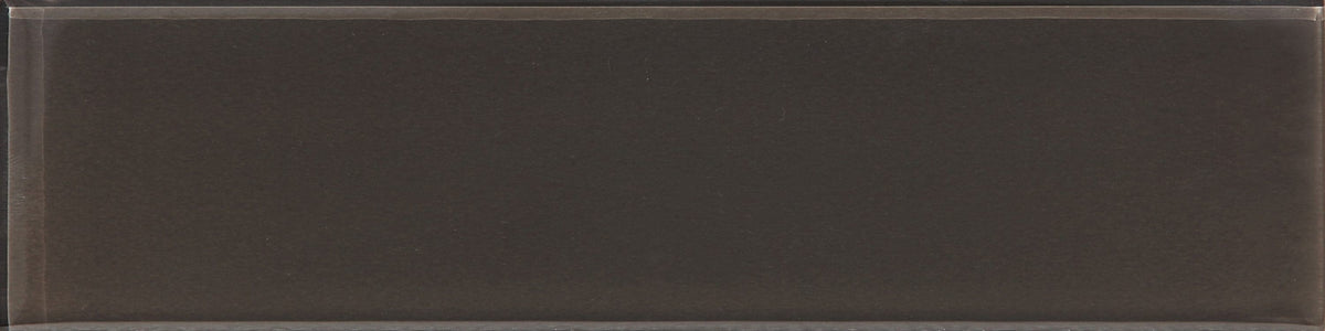 Apollo Tile (Sample) Wall Tile Dark Gray 3-in x 12-in Glossy Glass Subway Wall Tile