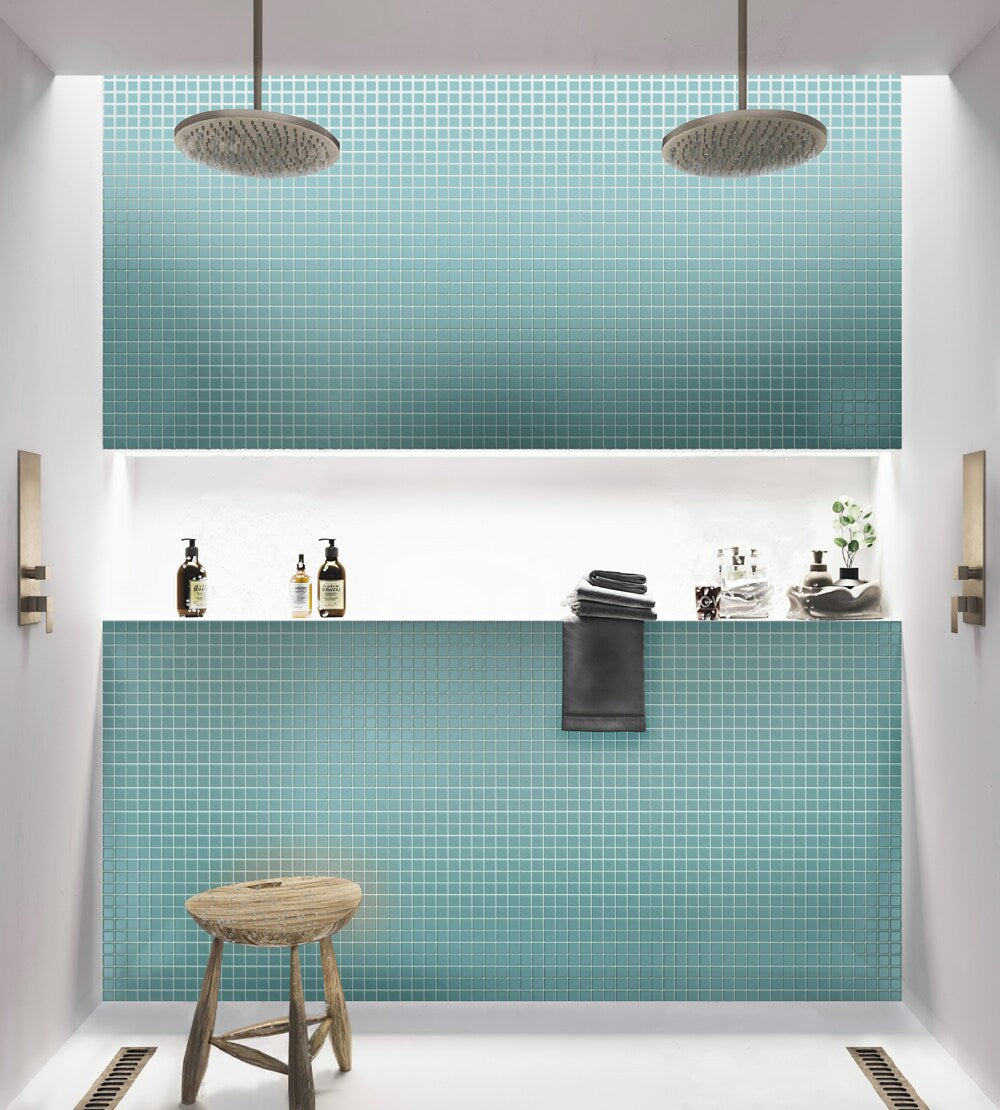 Apollo Tile (Sample) Floor and Wall Tile Turkish Blue 4-in x 6-in Matte Glass Uniform Squares Floor and Wall Tile
