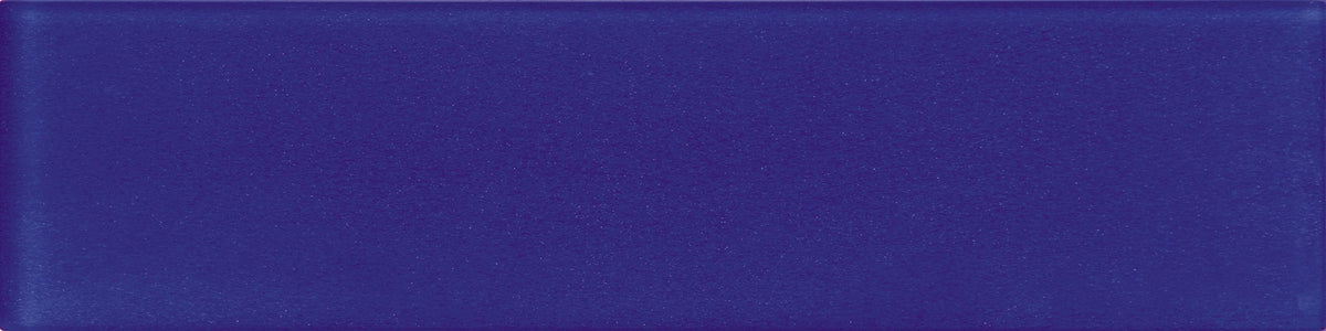 Apollo Tile (Sample) Wall Tile Royal Blue 4-in x 6-in Matte Glass Subway Wall Tile