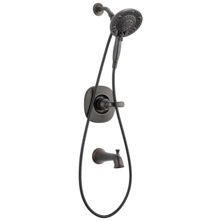Delta Nura Venetian Bronze 1-Handle Bathtub and Shower Faucet with Valve
