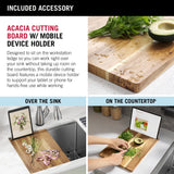 Delta Stainless Steel Undermount Laundry Sink with Workstation and Drain
