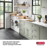 Delta Stainless Steel Undermount Laundry Sink with Workstation and Drain