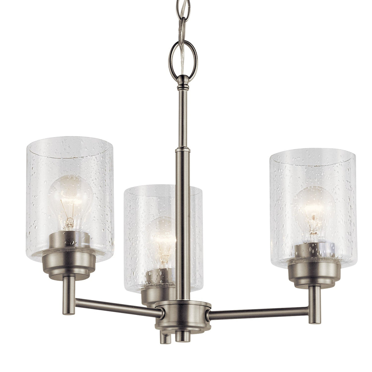 Kichler Winslow 3-Light Brushed Nickel Modern/Contemporary Chandelier