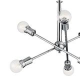 Kichler Armstrong 6-Light Chrome Modern/Contemporary Chandelier