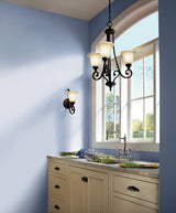 Kichler Monroe 3-Light Olde Bronze Transitional Chandelier, 23-in Width