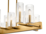 Kichler Cleara 10-Light Gold Transitional Chandelier