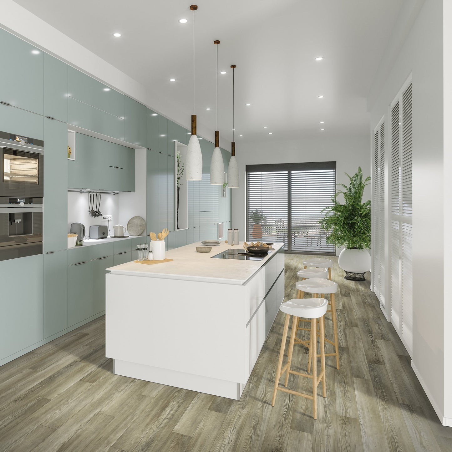 Mohawk Elite Rouge River Pine 7-in W x 60-in L x 6-mm Waterproof Interlocking Luxury Vinyl Plank Flooring, 22.88-sq ft/Carton