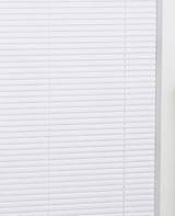 Project Source Room Darkening 1-in Slat Width 35-in x 64-in Cordless White Vinyl Mini Blinds
